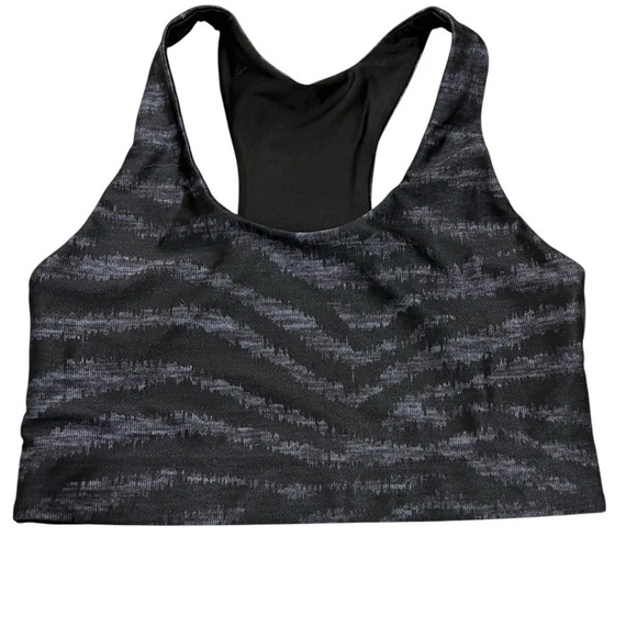 NWOT Terez Show Your Stripes Hi-Shine Sports Bra size S - Picture 3 of 5